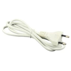 Aansluitsnoer met stekker Wit 2 x 0.75mm