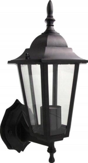 Klassieke wandlamp zwart | E27 | Exclusief lichtbron
