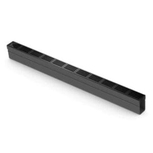 ACO Slimline lijngoot 61x1000  Zw. Aluminium rooster