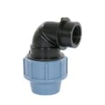 Tyleen koppeling | Knie 90° | 20 mm x ¾" | Knel x binnendraad