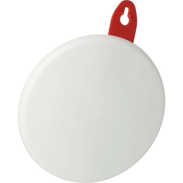 Sierafdekplaat rond wit 125mm