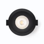 LED inbouwspot 9W | Zwart | 3000K