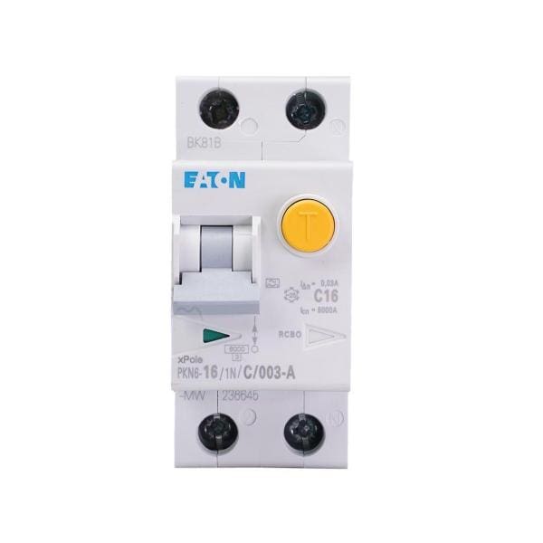 Aardlekautomaat 1P+N 16A/30mA C-kar - Afbeelding 3