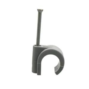 Tack Spijkerclips 11-15mm Grijs 100 stuks