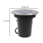 Grondinbouwspot RVS | GU10 fitting | IP65 | Exclusief lichtbron