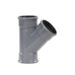 Wavin | PVC  | T-Stuk 45°  | 3 x Mof | 110 mm | Manchet | SN8