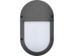 Wandlamp Led Ovaal met louver grijs | 7,3 W | 4000K