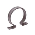 PVC zadel / omega grijs 80 mm