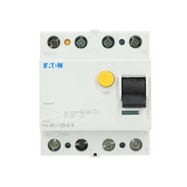 Aardlekschakelaar 40A 4P 300mA type S/A selectief - Afbeelding 3