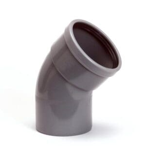 Wavin | PVC  | Bocht 45° | Spie-Mof | 160 mm | Manchet | SN4