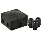 Wiska Kabeldoos +3 x M20 wartel zwart