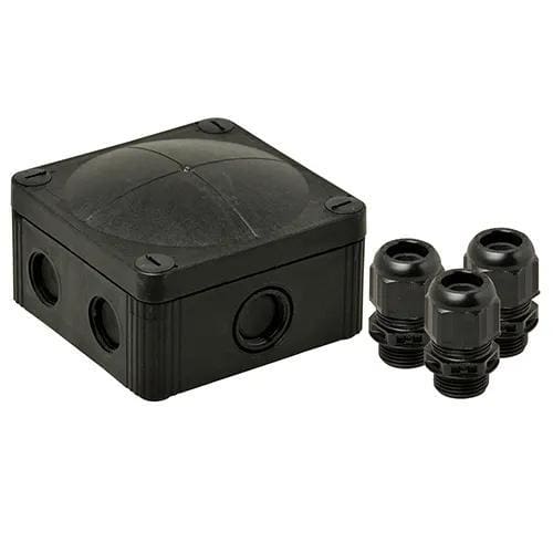 Wiska Kabeldoos +3 x M20 wartel zwart