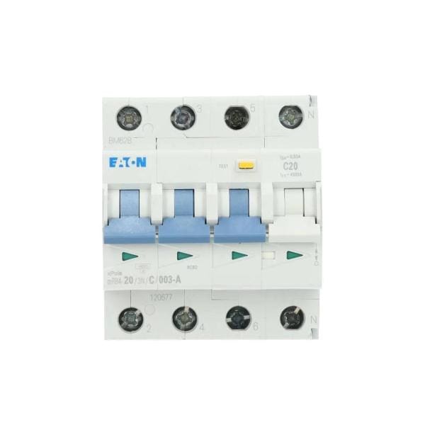 Aardlekautomaat 3P+N 20A/30mA C-kar - Afbeelding 3