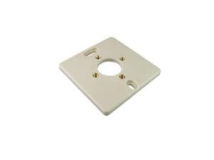 Attema montageplaat 1 voudig creme