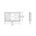 Noodverlichting 3 W IP40 6000K