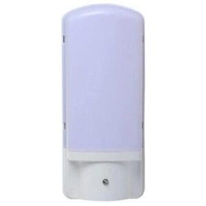 Wandarmatuur wit met licht donker sensor wit | E27 | Exclusief lichtbron