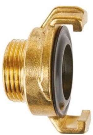 Geka snelkoppeling 1 ½" buitendraad messing