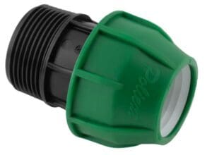 Tyleen koppeling | Verloop koppeling | 20 mm x ½" | Knel x buitendraad