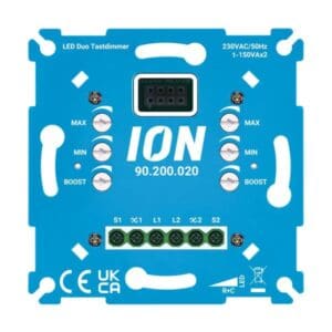 ION Industries | Led duo tastdimmer | 2 x 0.3 - 150 Watt