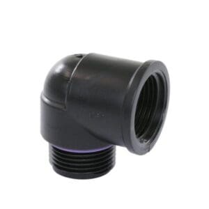 PP knie 1" binnendraad x 1" buitendraad