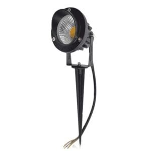 Tuinspot met grondpen zwart | 7 W | 5000K