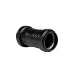 PP steek / overschuifmof 32 mm. zwart