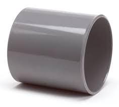 Nico l | PVC | Mof | 2 x Mof | 125 mm | Lijm | Grijs