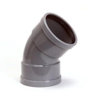 Wavin | PVC | Bocht 45° | 2 x Mof | 125 mm | Manchet | SN4