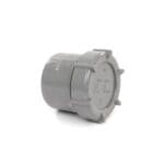 PVC eindstuk 50 mm lijm schroefdeksel