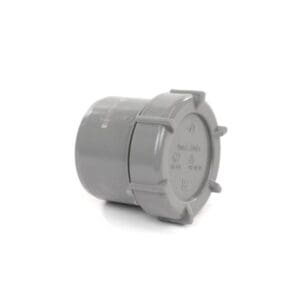 PVC eindstuk 50 mm lijm schroefdeksel