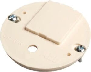 Centraaldoosdeksel ABB rond met kroonsteen