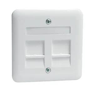 PEHA data afdekplaat 2 Voudig kleur wit