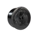 PP eindkap zwart 110 mm.