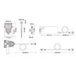 Set Tuinspot met grondpen zwart | 24 Volt | 6 W | RGB + CCT