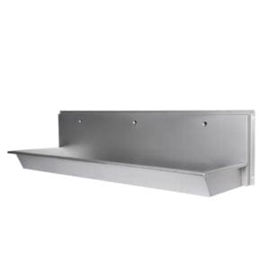 Wastrog met kraangat en achterwand Lengte: 150 cm