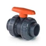 PVC Druk Kogelkraan dubbele wartel 50mm