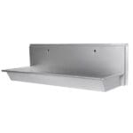 Wastrog met kraangat en achterwand Lengte: 120 cm