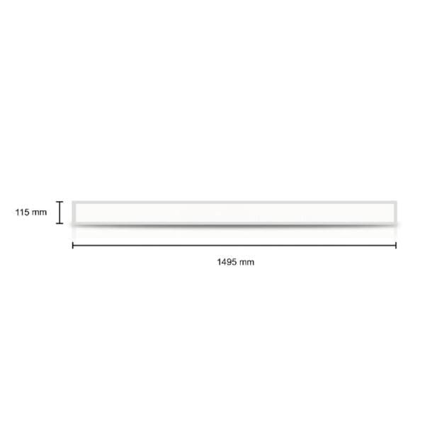 Side-Lit Led paneel 150x15 cm 32 W cct switch - Afbeelding 6
