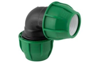 Tyleen koppeling | Knie 90° | 32 mm | 2 x Knel