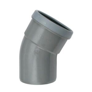 Wavin | PVC  | Bocht 30° | Spie-Mof | 110 mm | Manchet | SN8