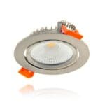 LED inbouwspot Zilver | 5W | Dim2Warm