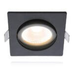 LED inbouwspot 5W | Zwart | Vierkant | Dim2Warm