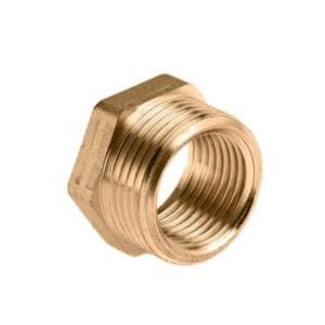 Brass reducing bush 1 1/4"x1" M-F