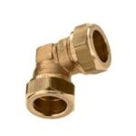 Messing Knie 22 mm knel