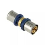 Alu-pers Rechte koppeling 20 x 20 mm