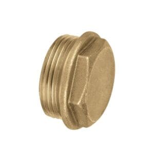 Eindstop Messing 1/2" buitendraad