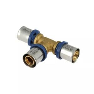 Alu-pers T-stuk 20 x 20 x 20 mm