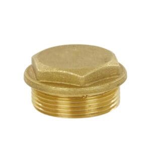 Eindstop Messing 1 ¼" buitendraad