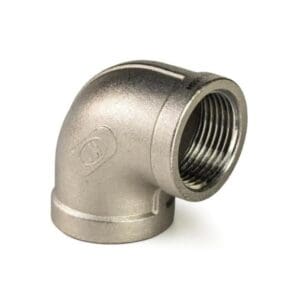 RVS Knie 90° 1" binnendraad