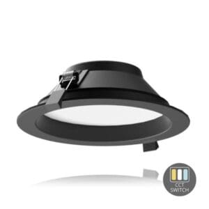 Led Downlight 13 W CCT Switch Ø170 Zwart